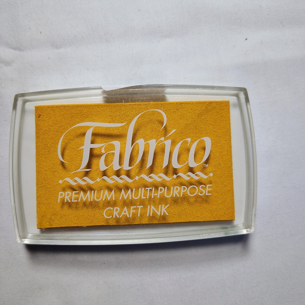 Fabrico Premium‎ Multi-Purpose Craft Ink Pad Lemon Yellow #11 Safe Easy Use
